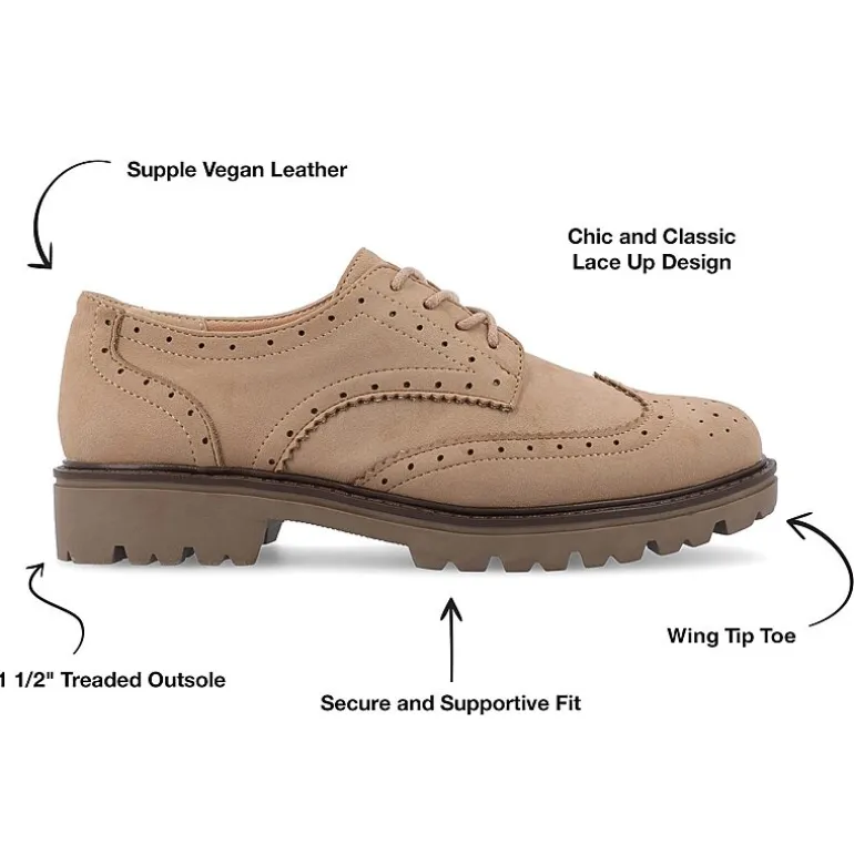 Journee Collection Claudiya Womens Wing Closed Toe Loafers