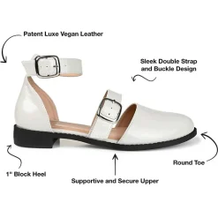 Journee Collection Constance Womens Round Mary Jane Shoes