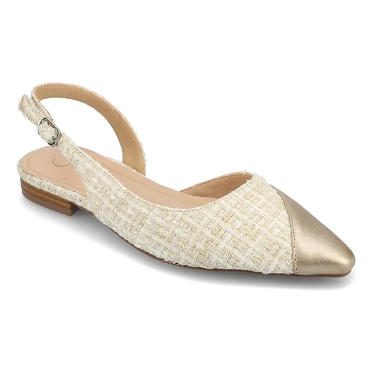 Journee Collection Daphnne Womens Pointed Closed Toe Ballet Flats