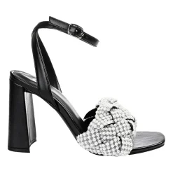 Journee Collection Dua Womens Round Open Toe Block Heel Pumps