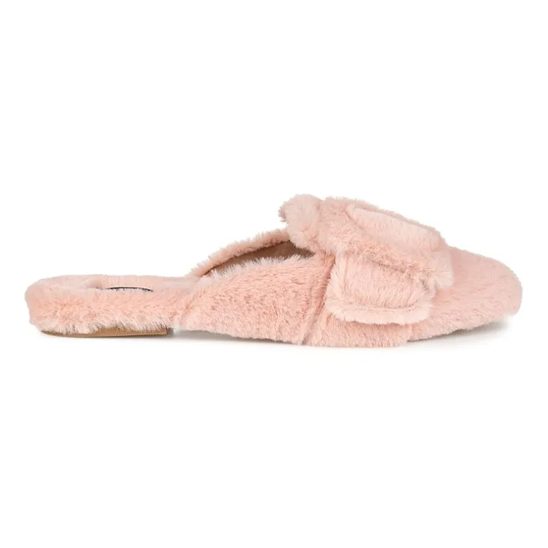 Journee Collection Eara Womens Slip-On Slippers