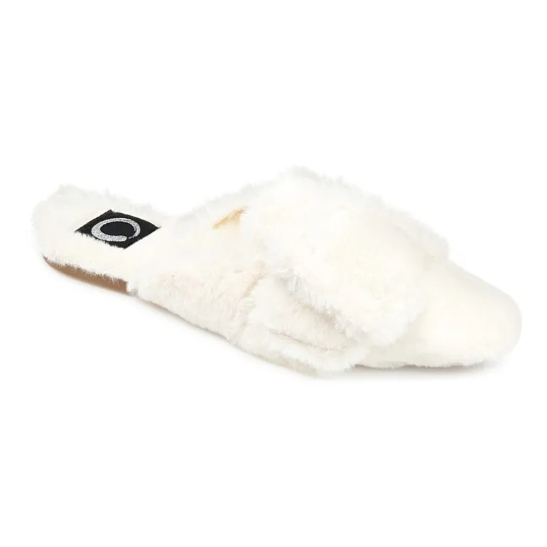 Journee Collection Eara Womens Slip-On Slippers