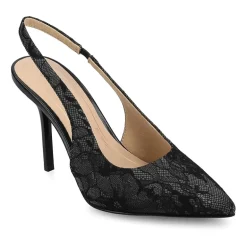 Journee Collection Elenney Womens Pointed Closed Toe Stiletto Heel Pumps