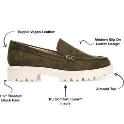 Journee Collection Erika Womens Pointed Loafers