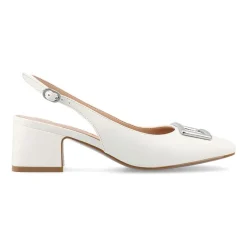 Journee Collection Everlee Womens Square Block Heel Pumps