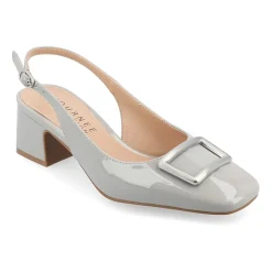 Journee Collection Everlee Womens Square Block Heel Pumps