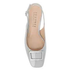 Journee Collection Everlee Womens Square Block Heel Pumps