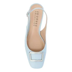 Journee Collection Everlee Womens Square Block Heel Pumps