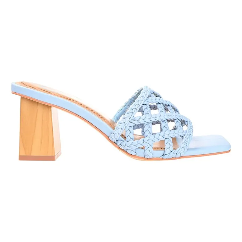 Journee Collection Evvie Womens Round Open Toe Block Heel Pumps