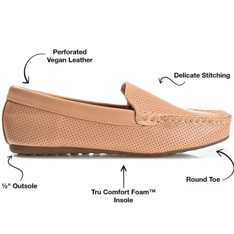 Journee Collection Halsey Womens Round Loafers