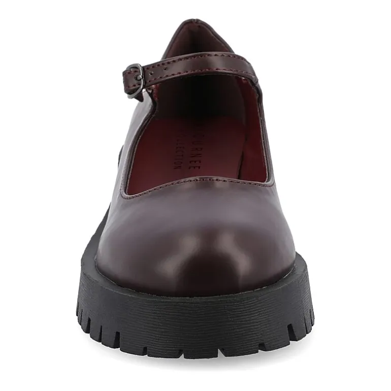 Journee Collection Kamie Womens Round Closed Toe Mary Jane Shoes