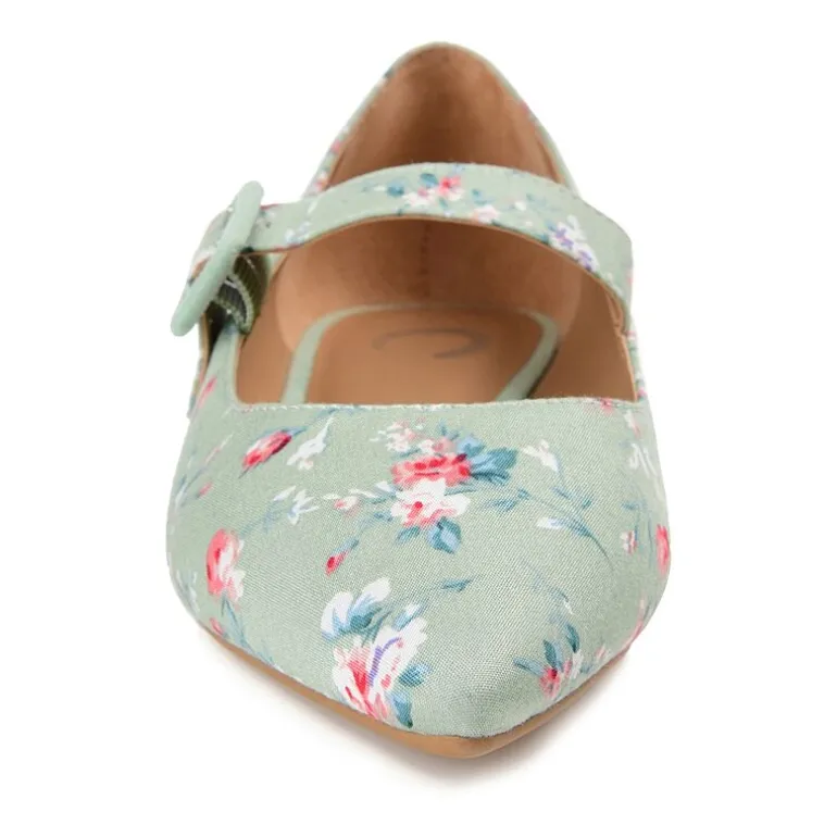 Journee Collection Karissa Womens Round Closed Toe Ballet Flats