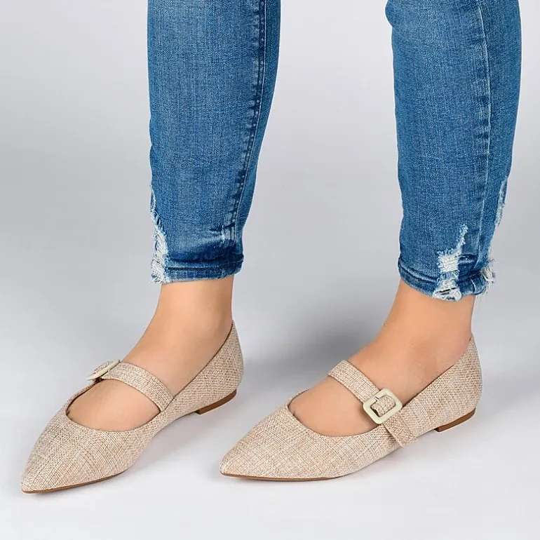 Journee Collection Karissa Womens Round Closed Toe Ballet Flats