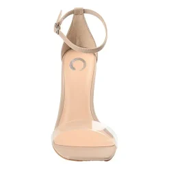 Journee Collection Lorelei Womens Round Open Toe Stiletto Heel Pumps