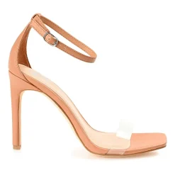 Journee Collection Lorelei Womens Round Open Toe Stiletto Heel Pumps