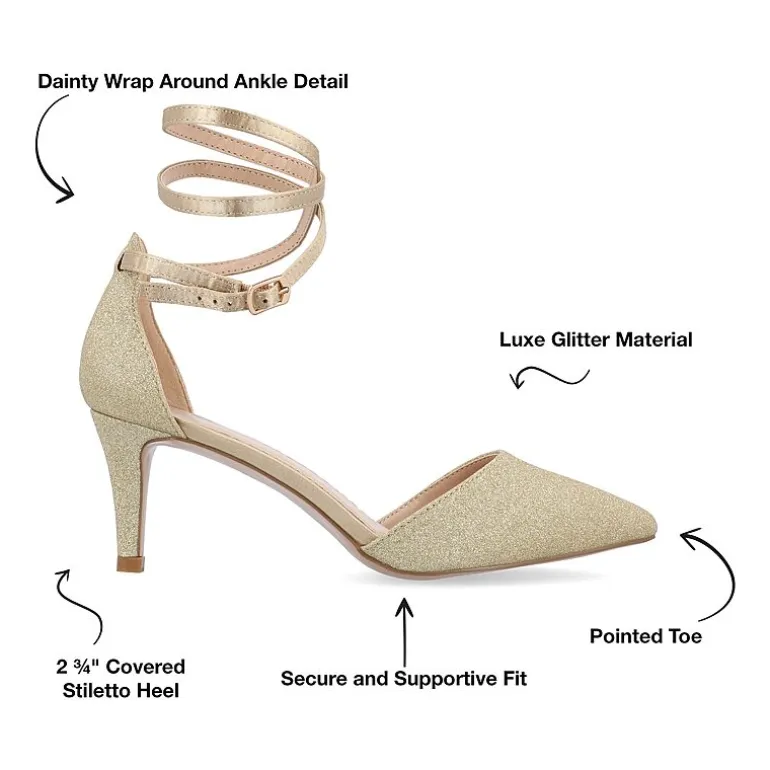 Journee Collection Luela Womens Pointed Closed Toe Stiletto Heel Pumps