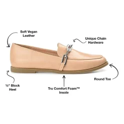 Journee Collection Madison Womens Moc Closed Toe Loafers