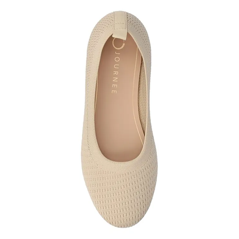 Journee Collection Maryann Womens Round Closed Toe Ballet Flats