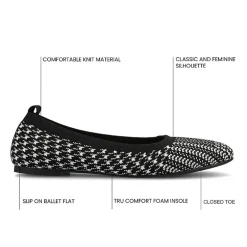 Journee Collection Maryann Womens Round Closed Toe Ballet Flats