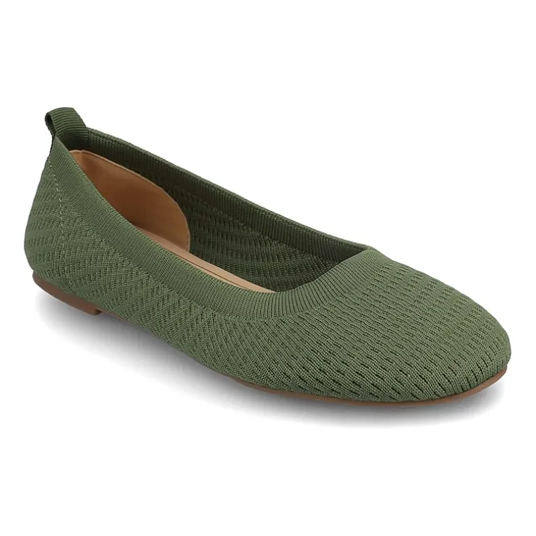 Journee Collection Maryann Womens Round Closed Toe Ballet Flats