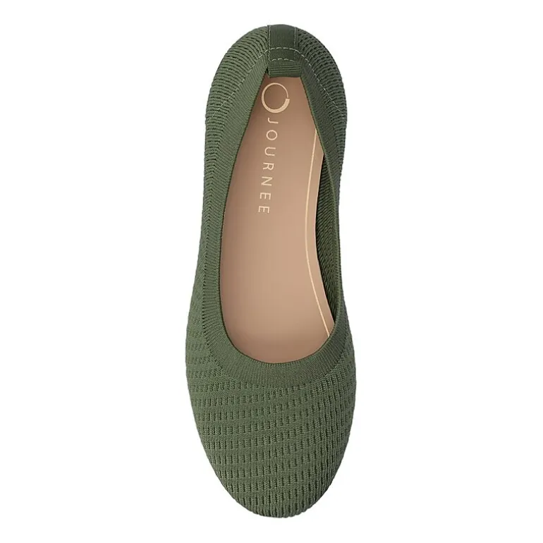 Journee Collection Maryann Womens Round Closed Toe Ballet Flats