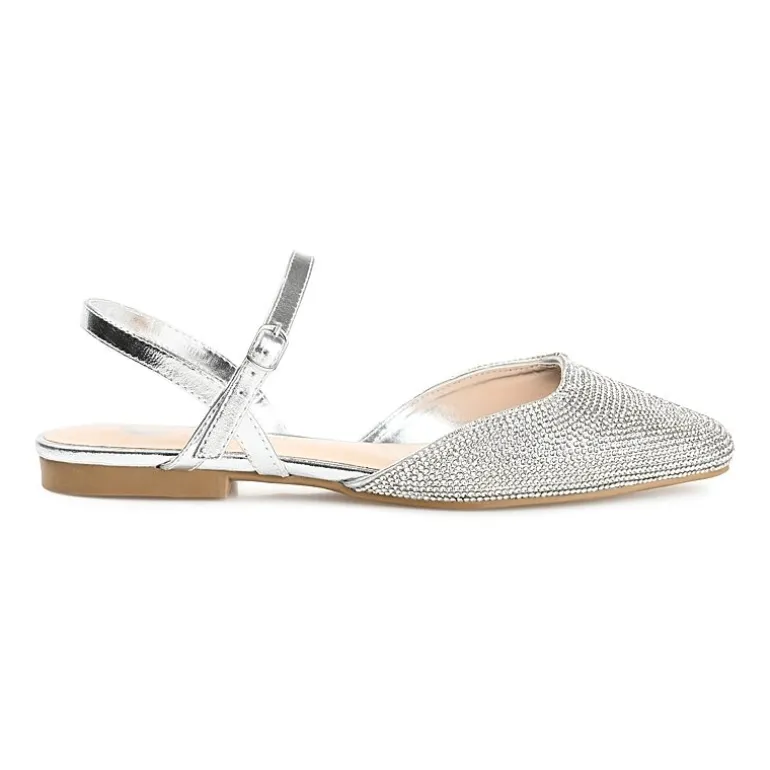 Journee Collection Nysha Womens Square Ballet Flats
