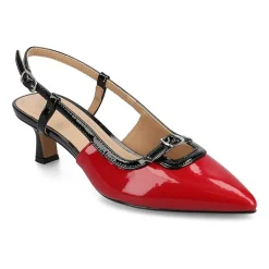 Journee Collection Padma Womens Pointed Closed Toe Kitten Heel Pumps