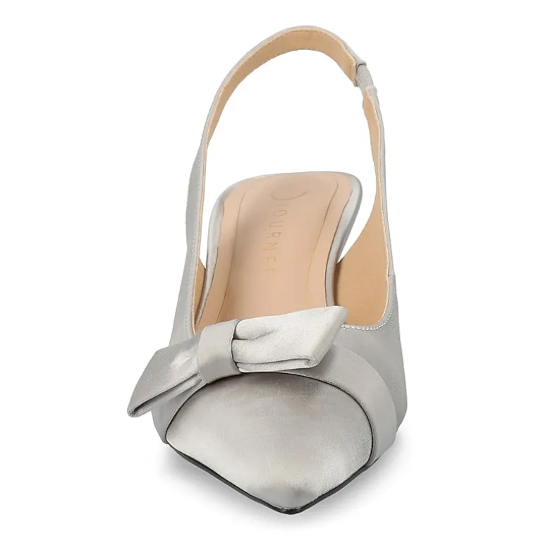 Journee Collection Paloma Womens Pointed Closed Toe Kitten Heel Pumps