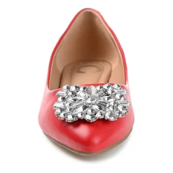 Journee Collection Renzo Womens Pointed Ballet Flats