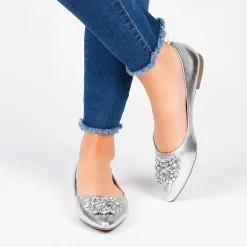 Journee Collection Renzo Womens Pointed Ballet Flats