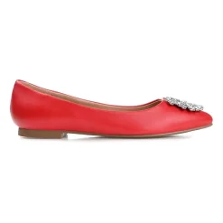 Journee Collection Renzo Womens Pointed Ballet Flats