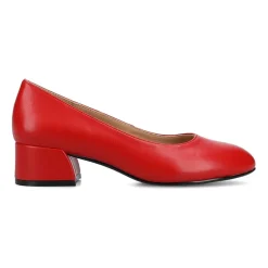 Journee Collection Saarii Womens Round Closed Toe Block Heel Pumps