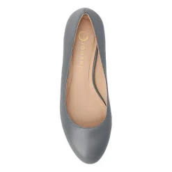 Journee Collection Saarii Womens Round Closed Toe Block Heel Pumps