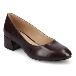 Journee Collection Saarii Womens Round Closed Toe Block Heel Pumps
