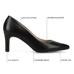 Journee Collection Scylee Womens Pointed Stiletto Heel Pumps