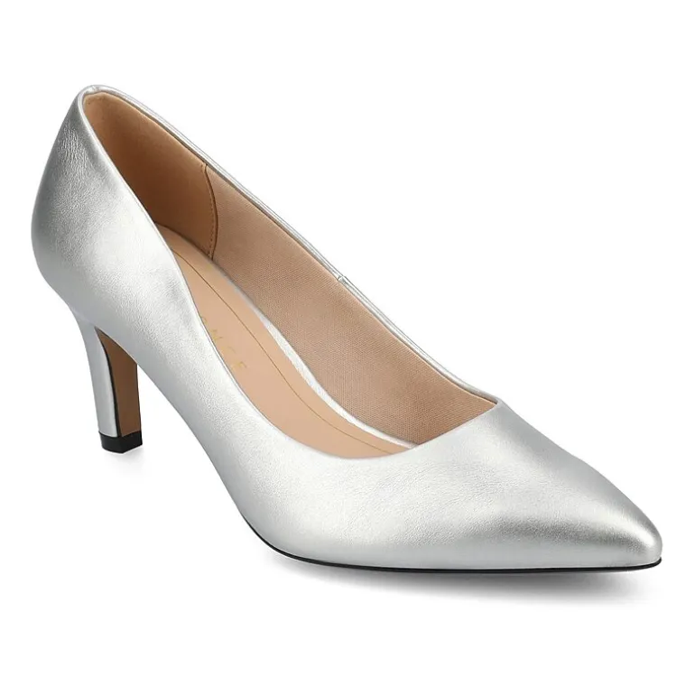 Journee Collection Scylee Womens Pointed Stiletto Heel Pumps