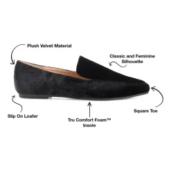 Journee Collection Silas Womens Square Closed Toe Loafers
