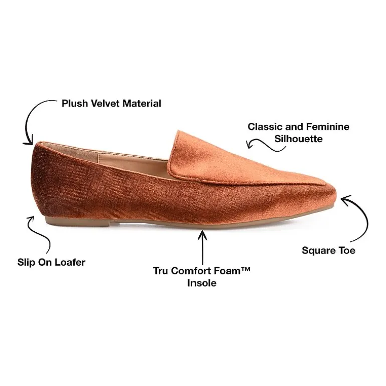 Journee Collection Silas Womens Square Closed Toe Loafers