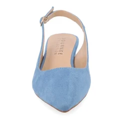 Journee Collection Sylvia Womens Pointed Closed Toe Block Heel Pumps