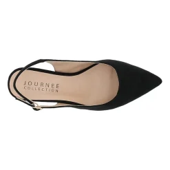 Journee Collection Sylvia Womens Pointed Closed Toe Block Heel Pumps