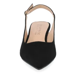 Journee Collection Sylvia Womens Pointed Closed Toe Block Heel Pumps