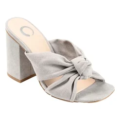 Journee Collection Tabithea Womens Round Open Toe Block Heel Pumps