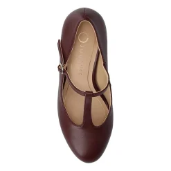 Journee Collection Talani Womens Almond Closed Toe Block Heel Pumps