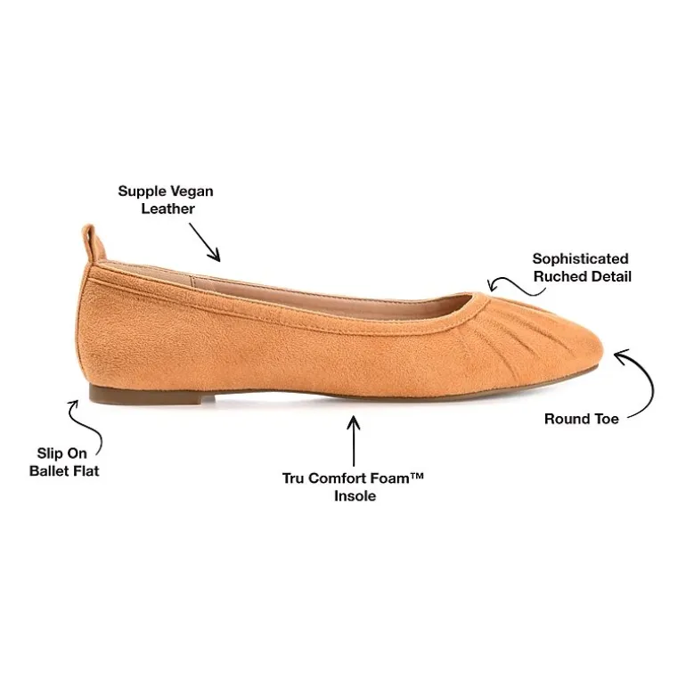 Journee Collection Tannya Womens Round Ballet Flats