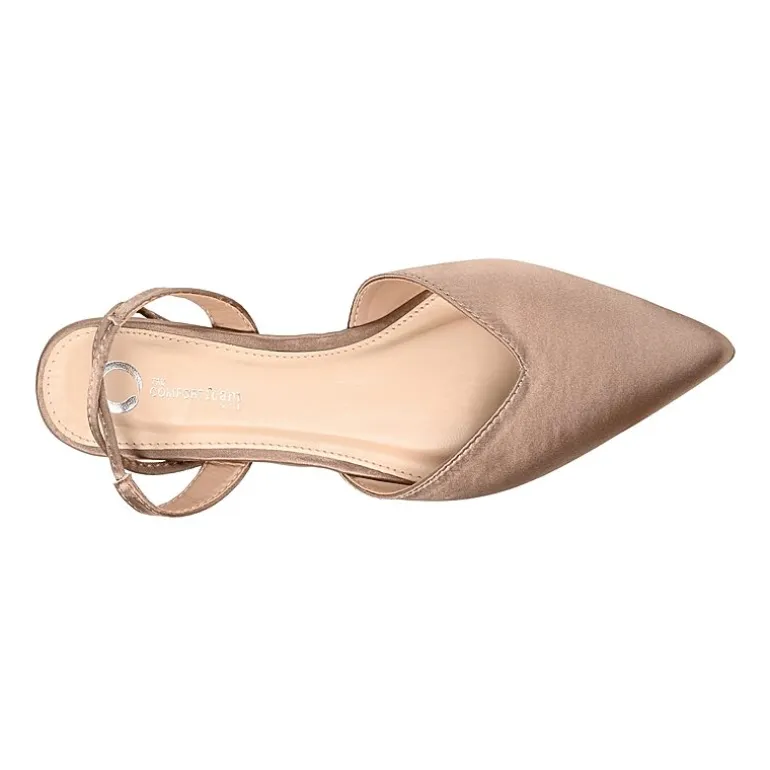 Journee Collection Theia Womens Pointed Ballet Flats