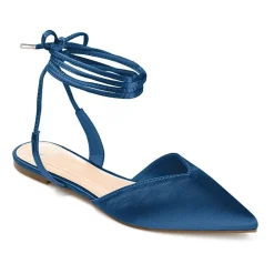 Journee Collection Theia Womens Pointed Ballet Flats