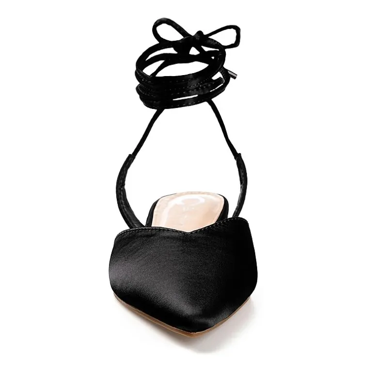 Journee Collection Theia Womens Pointed Ballet Flats