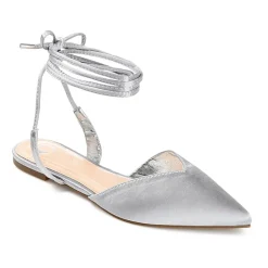 Journee Collection Theia Womens Pointed Ballet Flats