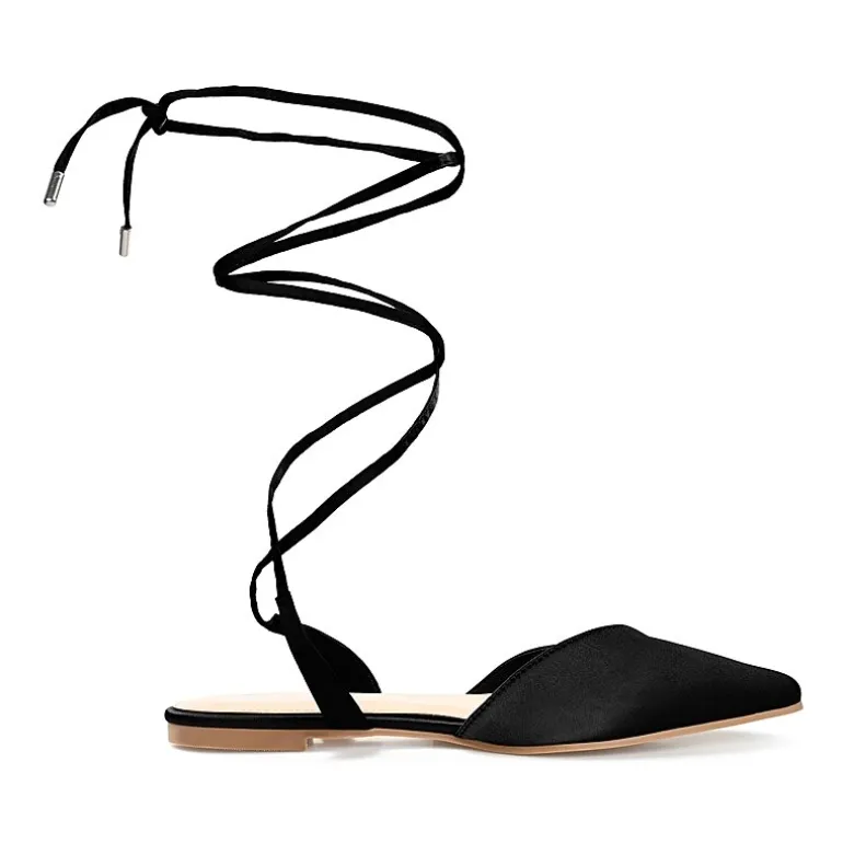 Journee Collection Theia Womens Pointed Ballet Flats