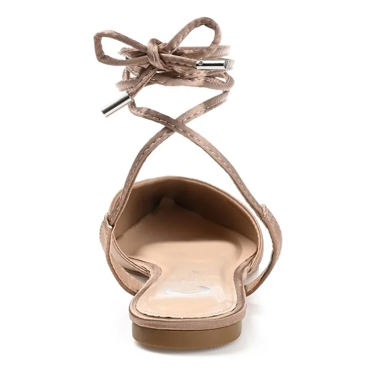 Journee Collection Theia Womens Pointed Ballet Flats